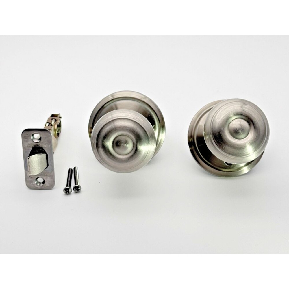 Schlage Satin Nickel Door Knob Set w/ Latch Interior Privacy/Passage